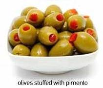 Olives (Green stuffed with pimento)